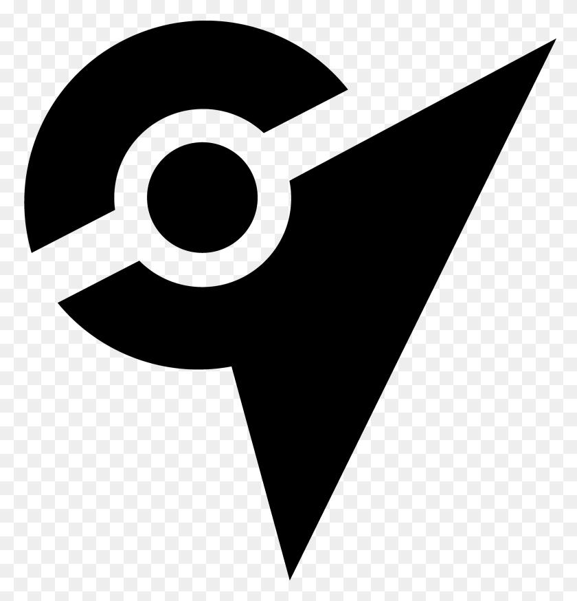 2299x2401 Логотип Клипарт - Покемон Клипарт Черный И Белый