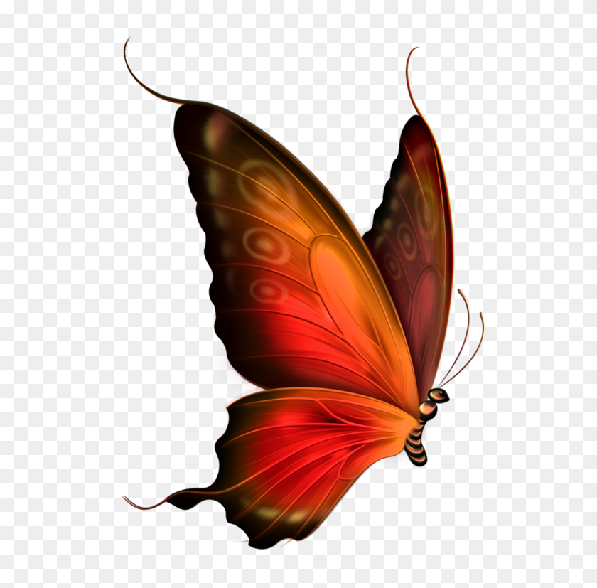 600x767 Logo Clipart Butterfly Png - Butterfly PNG Images