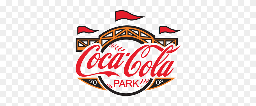352x290 Logotipo De Cocacola Impresionante Foto De Stock Ondeando La Bandera Con El Logotipo De Cocacola - Logotipo De Coca Cola Png