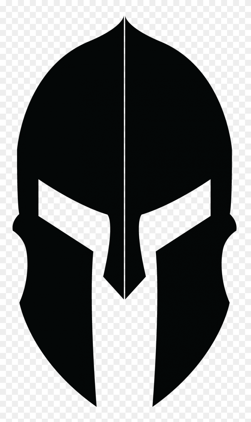 864x1497 Дизайн Логотипа Для Портфолио Спартанский Шлем Спартанец - Самурай Шлем Клипарт