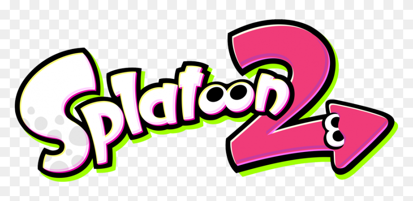 869x390 Логотип Ди Splatoon - Splatoon Png