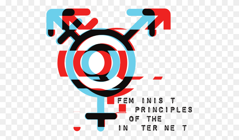513x434 Logo Emblem Text Feminist Principles Of The Internet - Poster PNG