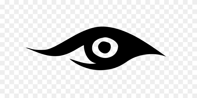 700x359 Logo Eye Clip Art - Black Eye PNG