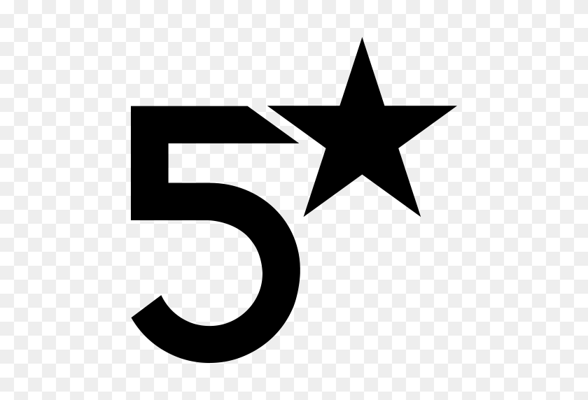 512x512 Логотип, Пять Звезд, Значок Отеля В Png И Векторном Формате Бесплатно - Пять Звезд Png