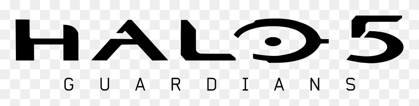4918x971 Logotipo De Halo Guardianes De Schwarz - Halo 5 Png
