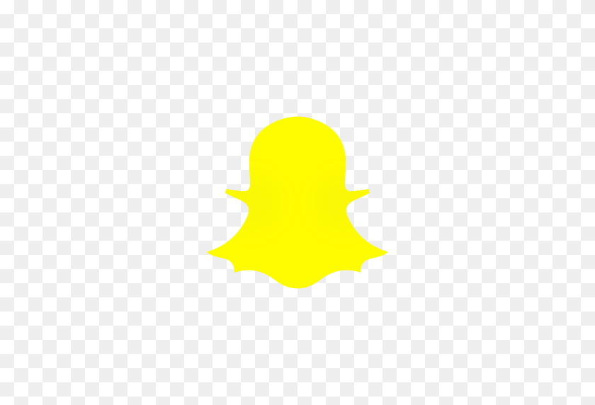 512x512 Logo, Label, Ghost, Snapchat Logo Icon - Snapchat Logo Transparent PNG