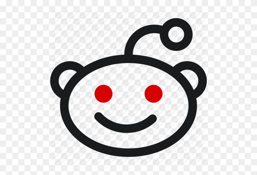 512x512 Logo, Media, Reddit, Share, Sns, Social Icon - Reddit Icon PNG