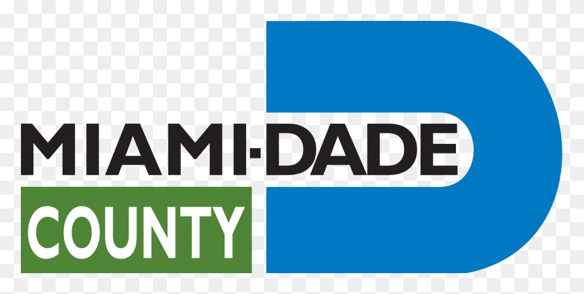 2000x933 Logotipo Del Condado De Miami Dade - Miami Marlins Logotipo Png