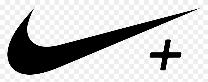 1280x448 Logo Of Nike Ipod - Nike Logo White PNG