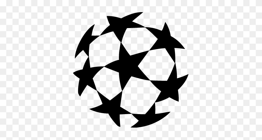 389x389 Logo De La Pelota De La Uefa Champions League Png Transparente - Pelota Png