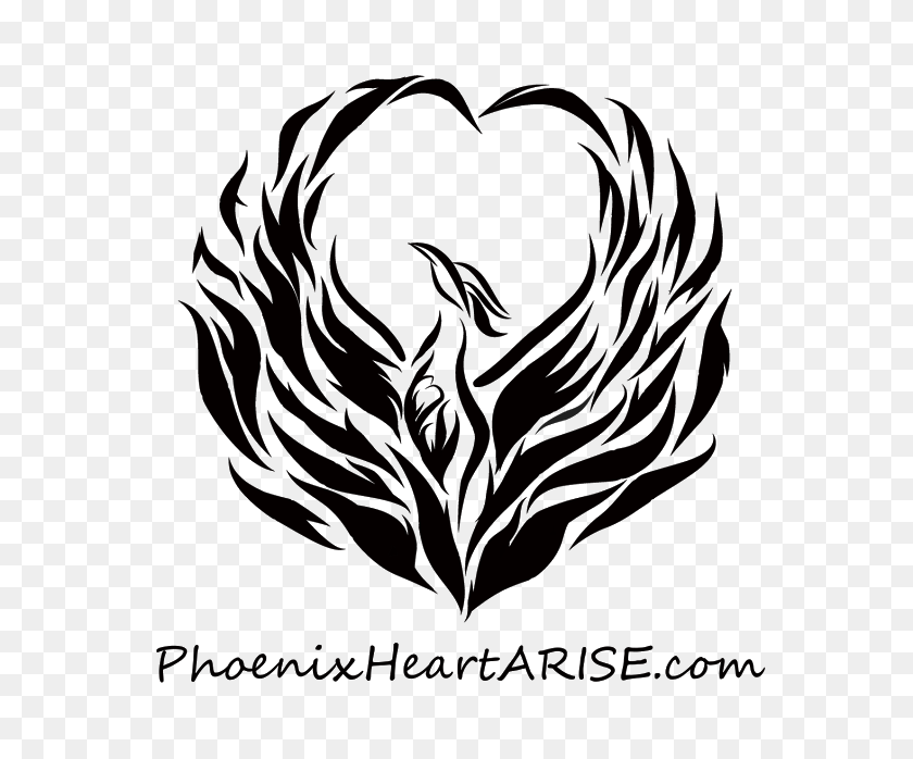 638x638 Logo Phoenix Heart In Heart Image Transparent Background - Phoenix Logo PNG