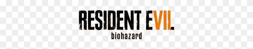 320x105 Logo Resident Evil Vii - Resident Evil 7 PNG