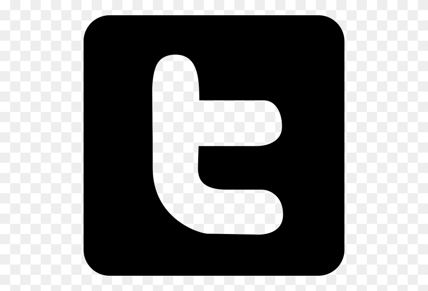 512x512 Logotipo, Social, Social Media, Square, Tweet, Icono De Twitter - Icono De Twitter Png Blanco