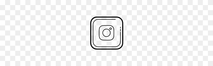 200x200 Логотип Usb Icono - Значок Instagram Png Белый
