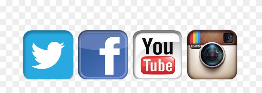 Logo Youtube Facebook Twitter Png Png Image - Facebook Twitter Instagram Logo PNG