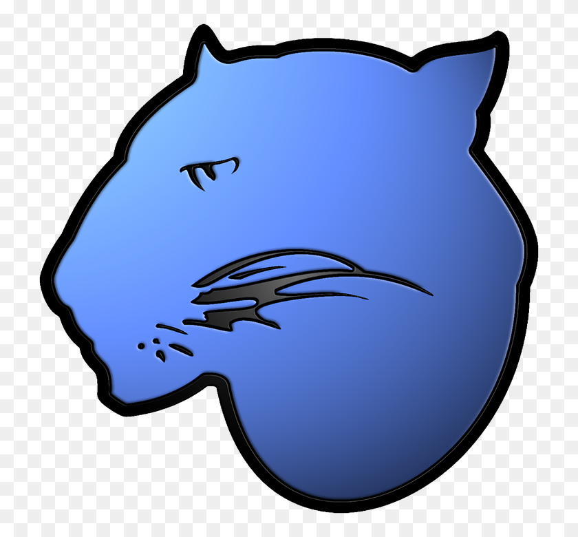 770x720 Логотипы Клипарт Синяя Пантера - Пантера Логотип Клипарт
