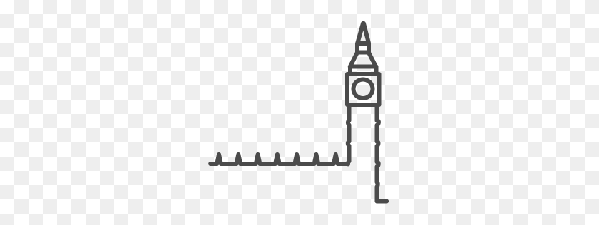 256x256 London Bigben Icon Landmarks Iconset - Big Ben PNG