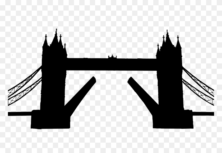 1600x1066 London Bridge Silhouette Png Free Download - Cross Silhouette PNG
