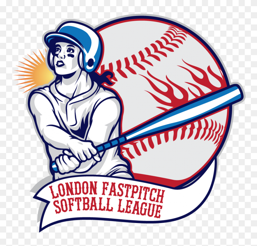 883x843 London Fastpitch Softball League Gets Off To A Flying Start - Softball Stitches Clipart