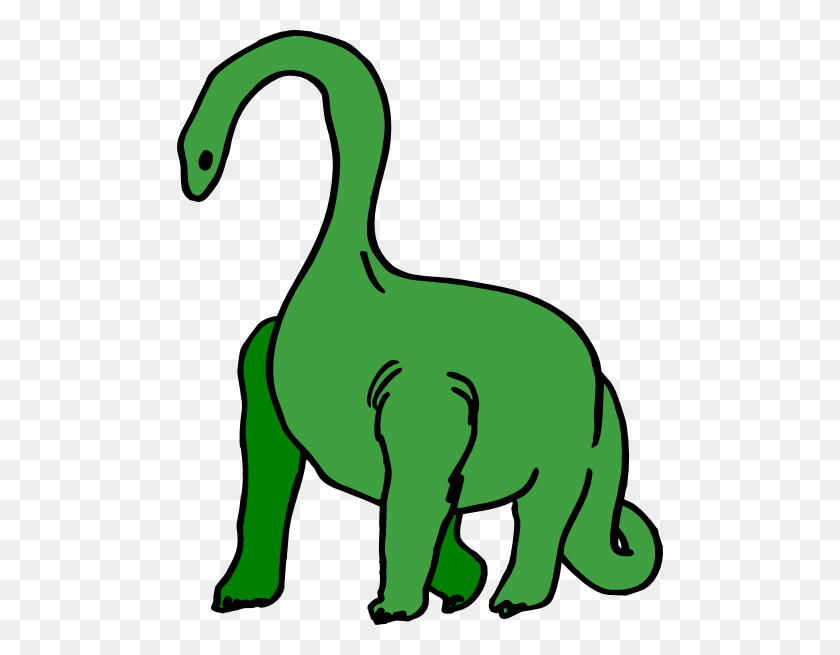 486x595 Длинная Шея Динозавров Клипарт Картинки - Силуэт Динозавра Клипарт