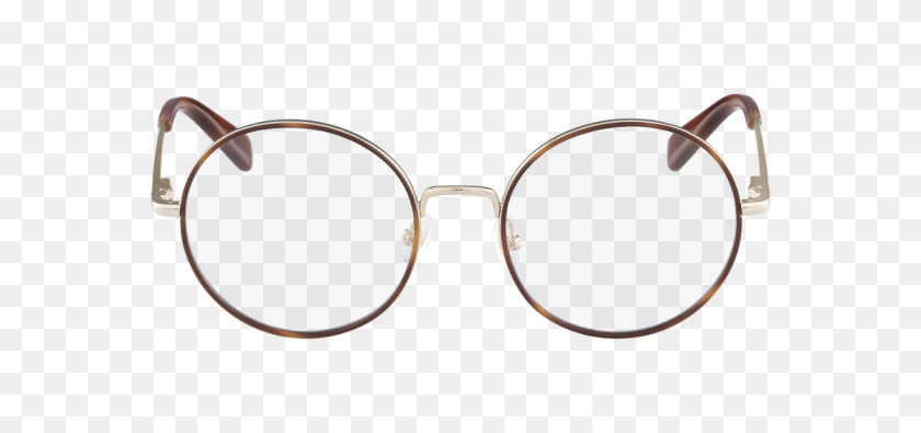 1117x480 Longchamp Glasses Round Design Frame - Harry Potter Glasses PNG