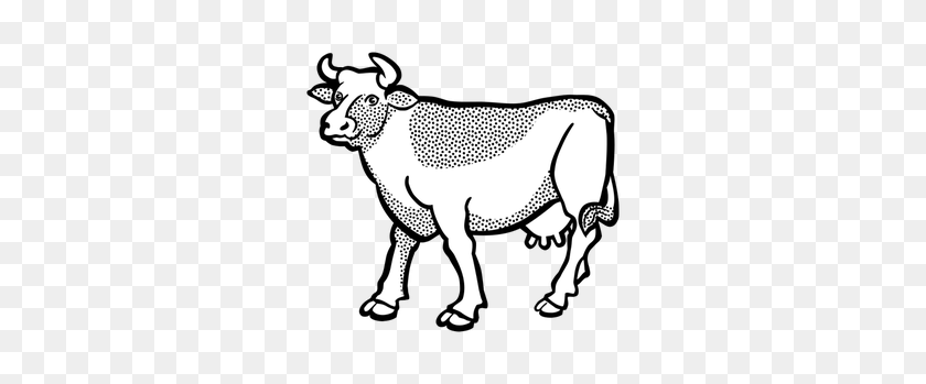 300x289 Longhorn Cattle Clipart - Cow Calf Clipart