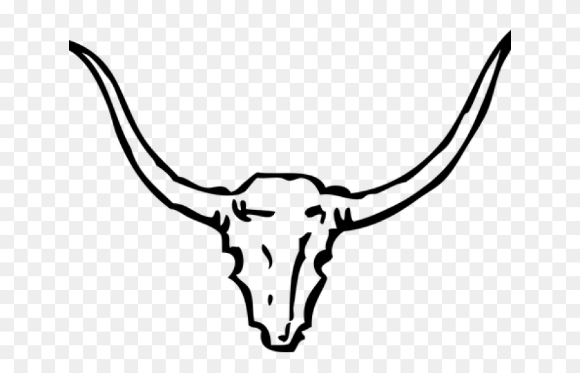 640x480 Longhorn Cattle Clipart Texas Symbol - Texas Symbols Clip Art