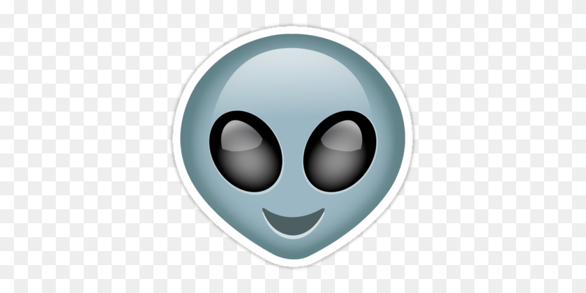 375x360 Look Sharp, Sconnie - Alien Emoji PNG