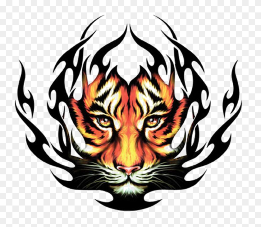 1000x858 Looking For Clip Art - Tiger Face Clipart