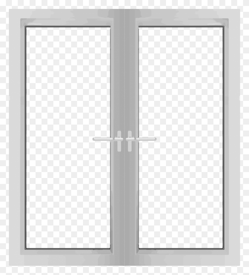 809x900 Глядя Через Стеклянную Дверь - Стеклянная Дверь Png