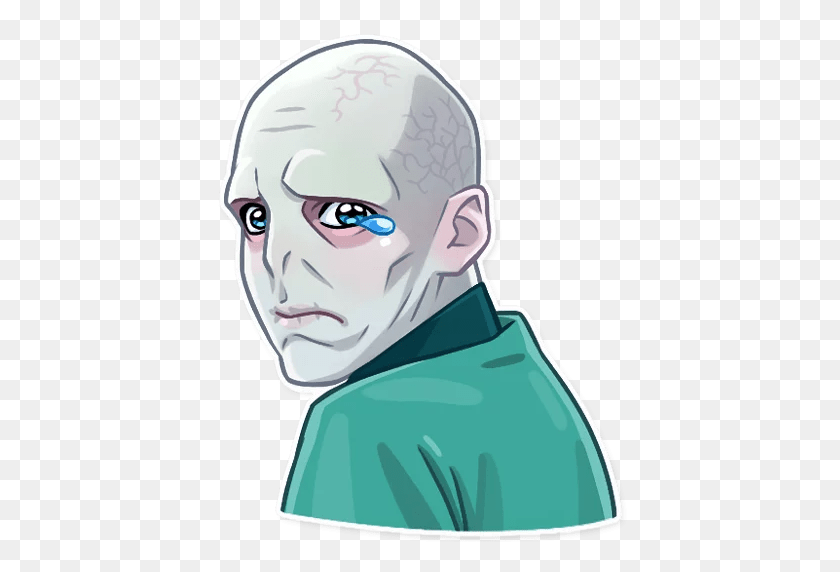512x512 Lord Stickers Set For Telegram - Voldemort PNG
