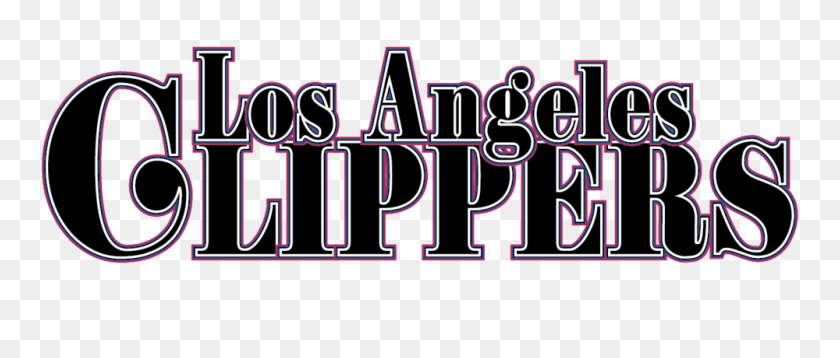 1000x383 Los Angeles Clippers Rebrand Vernon Meekins - Clippers PNG