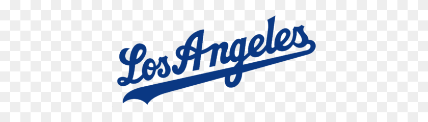 400x179 Los Angeles Dodgers City Logo Transparent Png - Los Angeles PNG