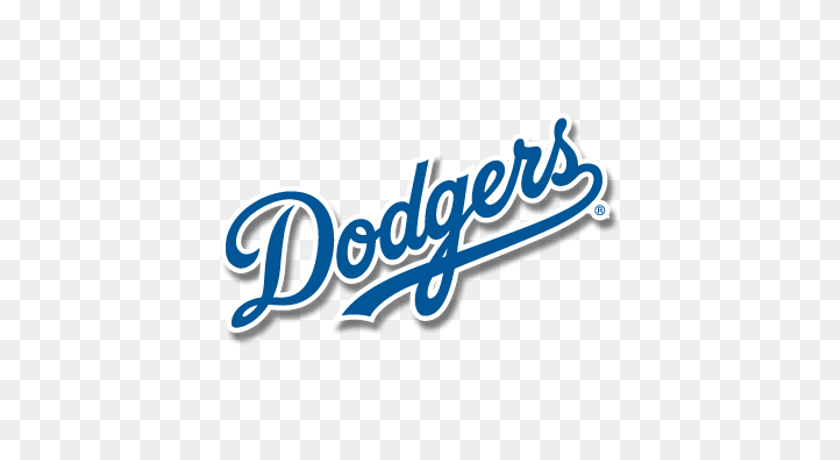 400x400 Los Angeles Dodgers Text Logo Transparent Png - Dodgers Logo PNG
