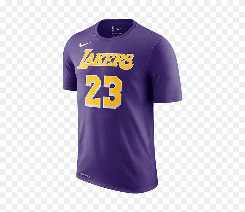 500x667 Los Angeles Lakers Lebron James Statement Edition Player T Shirt - Lebron James Lakers PNG