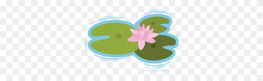 300x200 Lotus Clipart Black And White Clipart Station - Lily Pad PNG