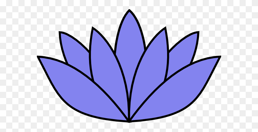 600x371 Lotus Clipart Light Blue Flower - Lotus Clipart Black And White