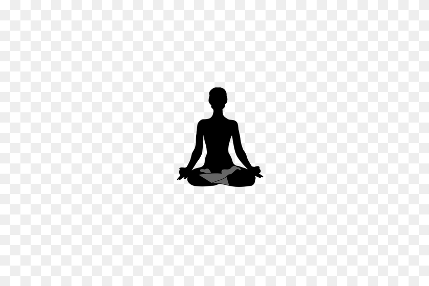 353x500 Lotus Pose - Meditate Clipart