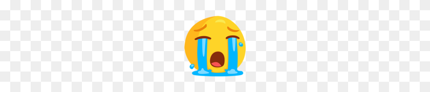 120x120 Loudly Crying Face Emoji - Sad Face Emoji PNG