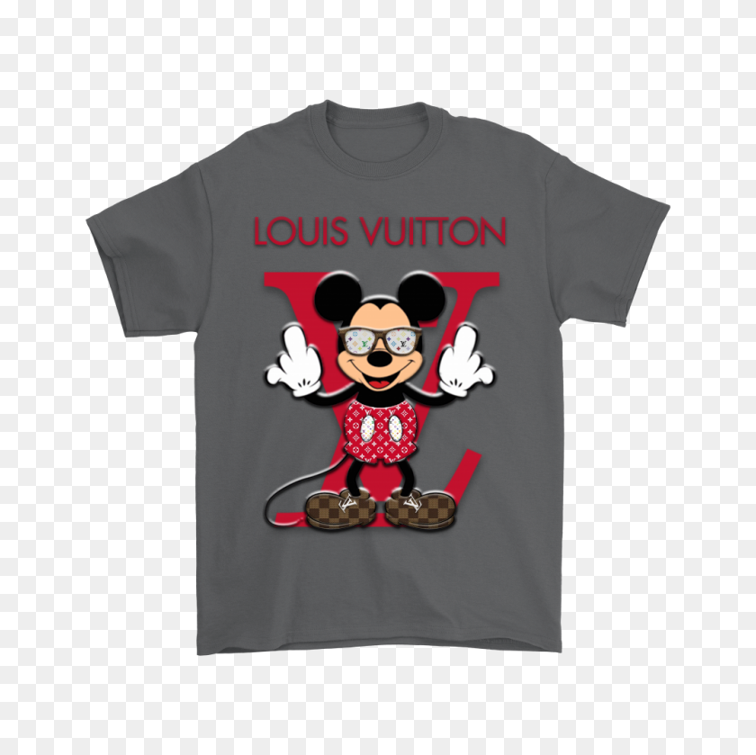 1000x1000 Louis Vuitton Disney Mickey Mouse Shirts Teeqq Store - Louis Vuitton PNG