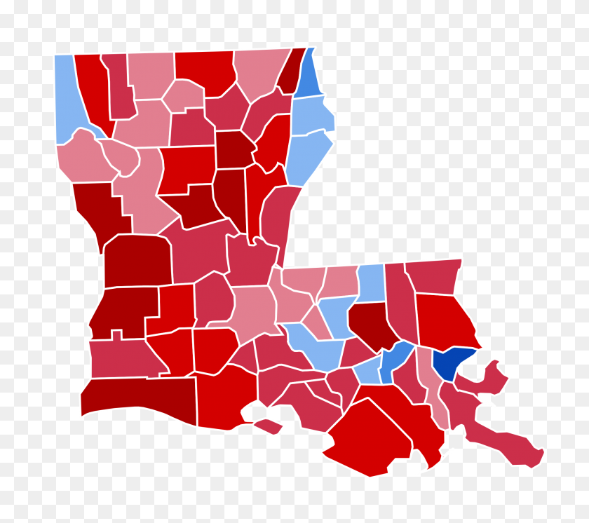2000x1760 Louisiana Presidential Election Results - Louisiana PNG