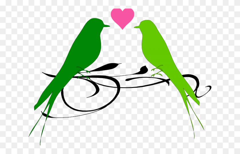 640x480 Любовные Птицы Клипарт Птица - Любовные Птицы Клипарт