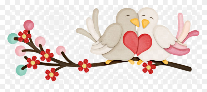 900x360 Love Birds Png Picture - Birds PNG