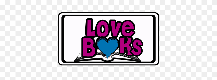 400x252 Love Books - Book Club Clip Art