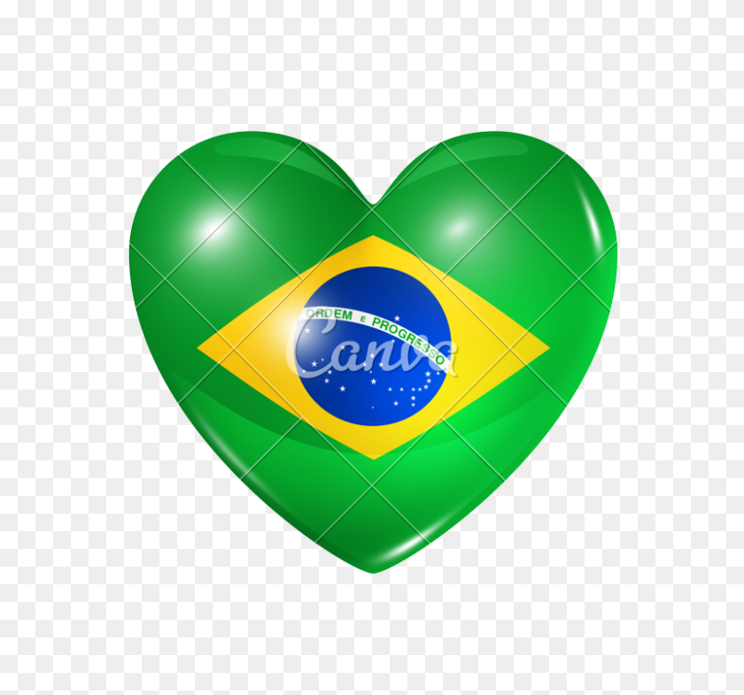 800x744 Amor Brasil, Icono De La Bandera Del Corazón - Brasil Png