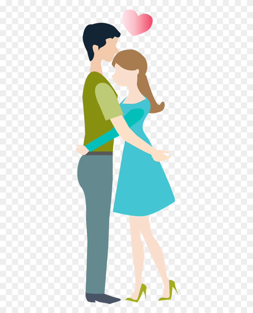 370x980 Love Couples Start To Hugging Mount Mercy University - People Hugging Clipart
