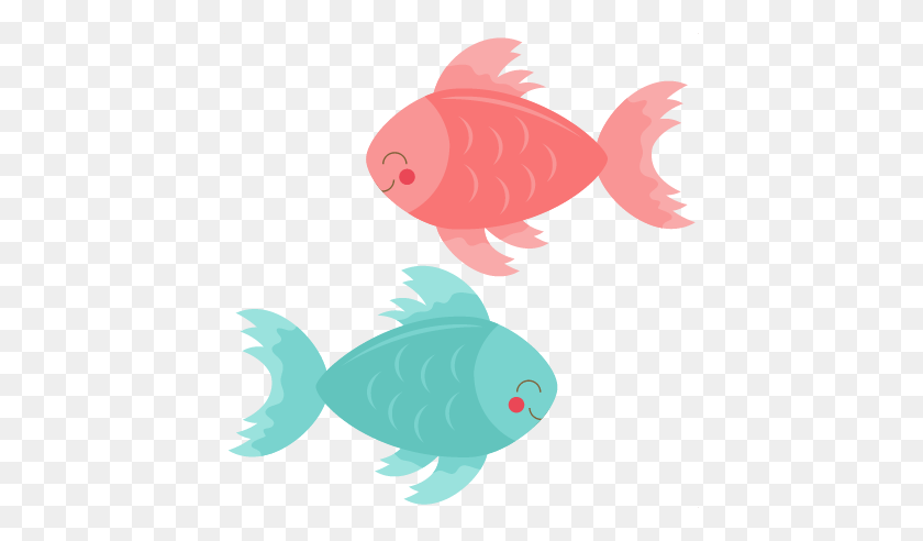 432x432 Love Fishing Cliparts - Pink Fish Clipart