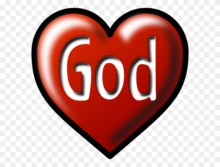600x578 Love God Clip Art - God Is Love Clipart
