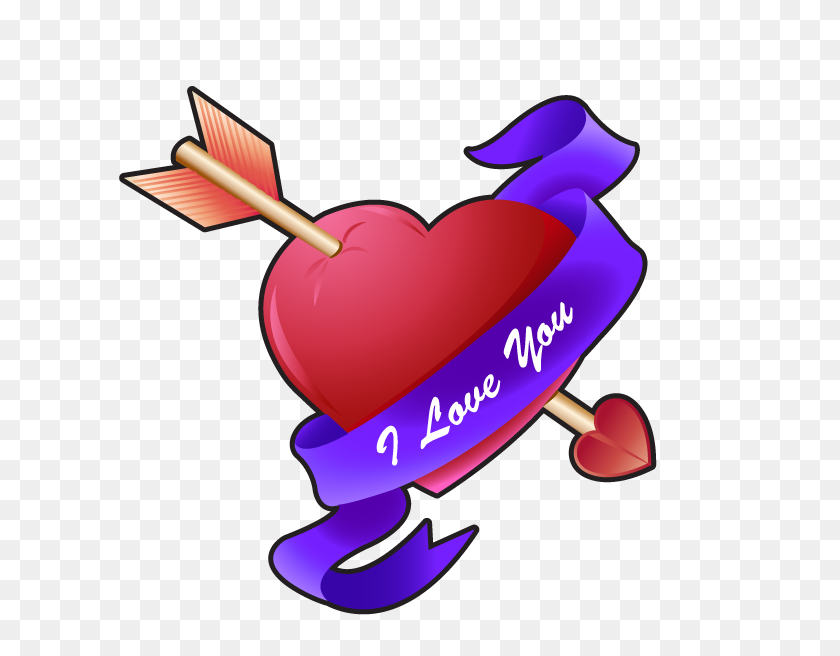 612x596 Love Heart Clip Art Free Love - Heart Love Clipart