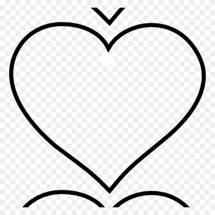 1024x1024 Love Heart Clipart Free Clipart Download - Free Heart Clipart Black And White